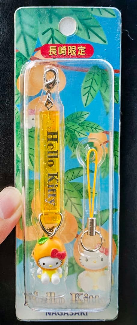 ハローキティ 長崎限定 ビワ/スティックストラップ 2001年 サンリオ