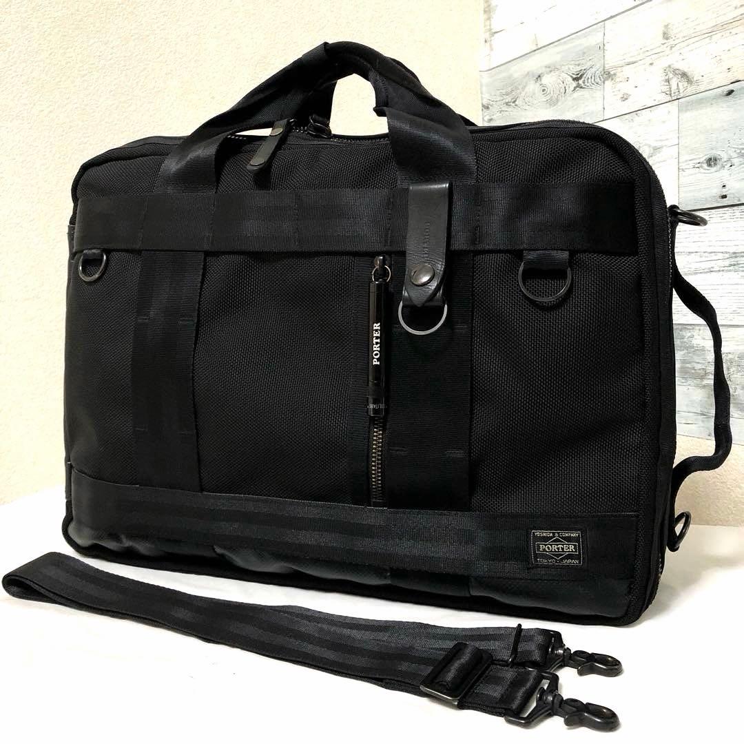 極美品✨ポーター ヒート ビジネスバッグ 3way A4可 マグライト ブラック HEAT(ヒート) 3WAY BRIEFCASE | 吉田カバンホームページ | YOSHIDA & Co.