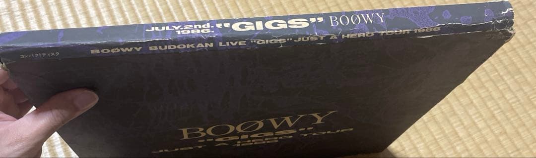 邦楽 G_vocallBOOWYGIGSJUSTA HERO tourCD