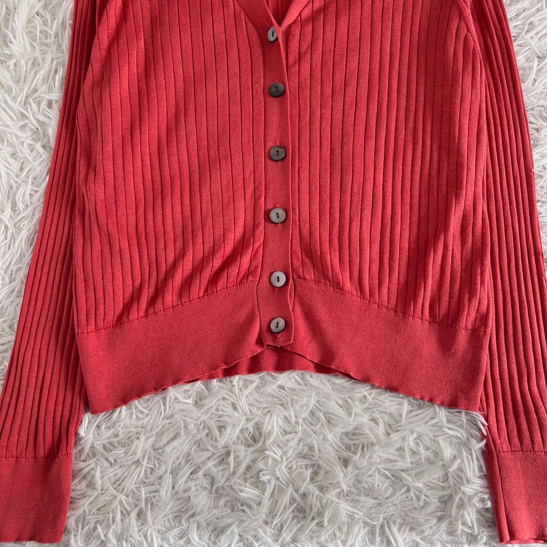 SOÉJU ソージュ シルク 混 リブ V ネック カーディガン 最 安