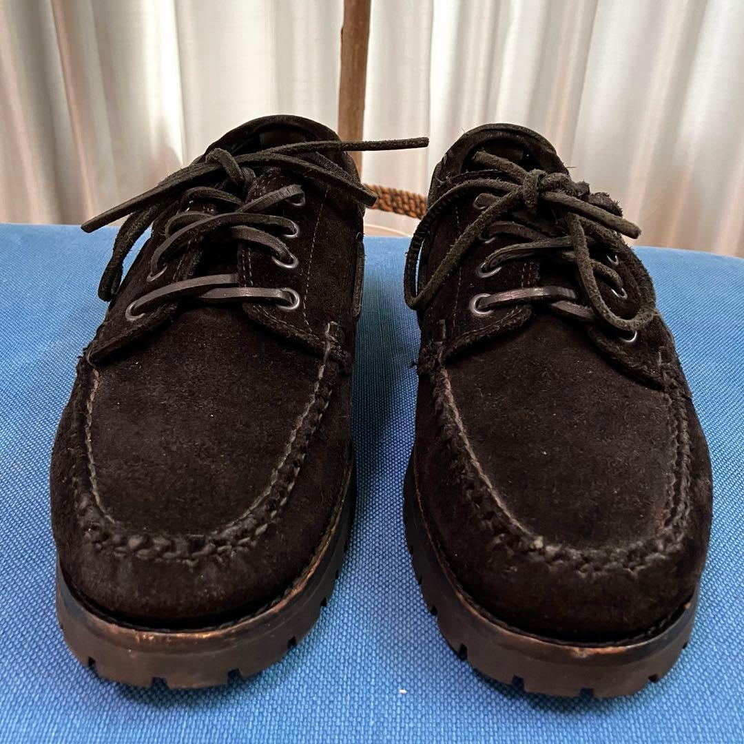 G.H.BASS B&Y 4eye MOC ジーエイチバス スエード ブラック