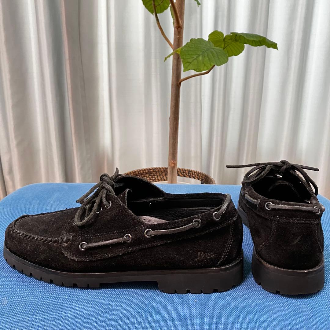 G.H.BASS B&Y 4eye MOC ジーエイチバス スエード ブラック