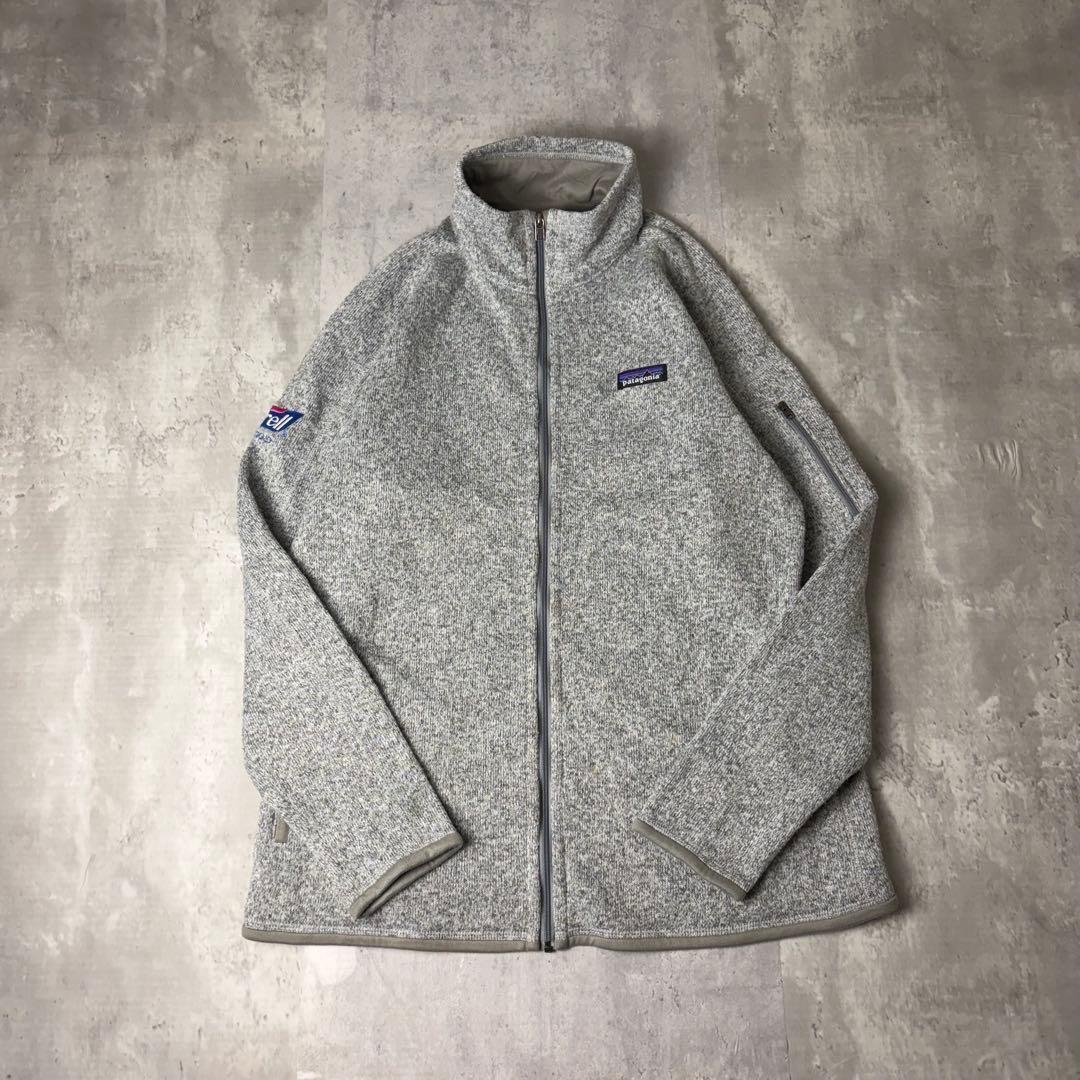 Patagonia パタゴニア 企業ロゴ ベターセーター XL グレー - メルカリ