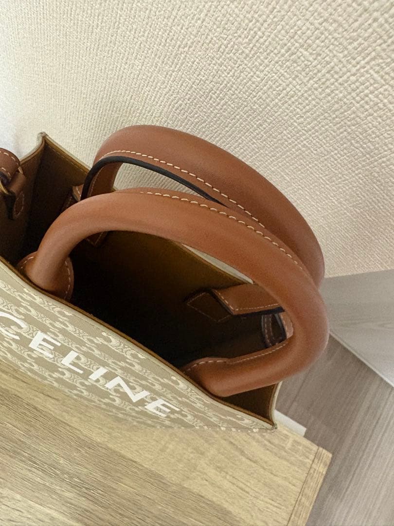 CELINE ベージュ ショルダーバッグ ロゴ入りの通販はau PAY マーケット