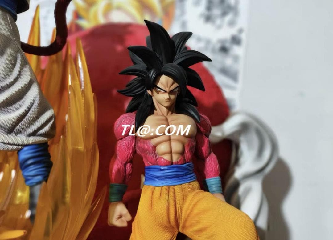 新品未開封『ドラコンボール』 聖殿スーパーサイヤ人4 ガレージキット