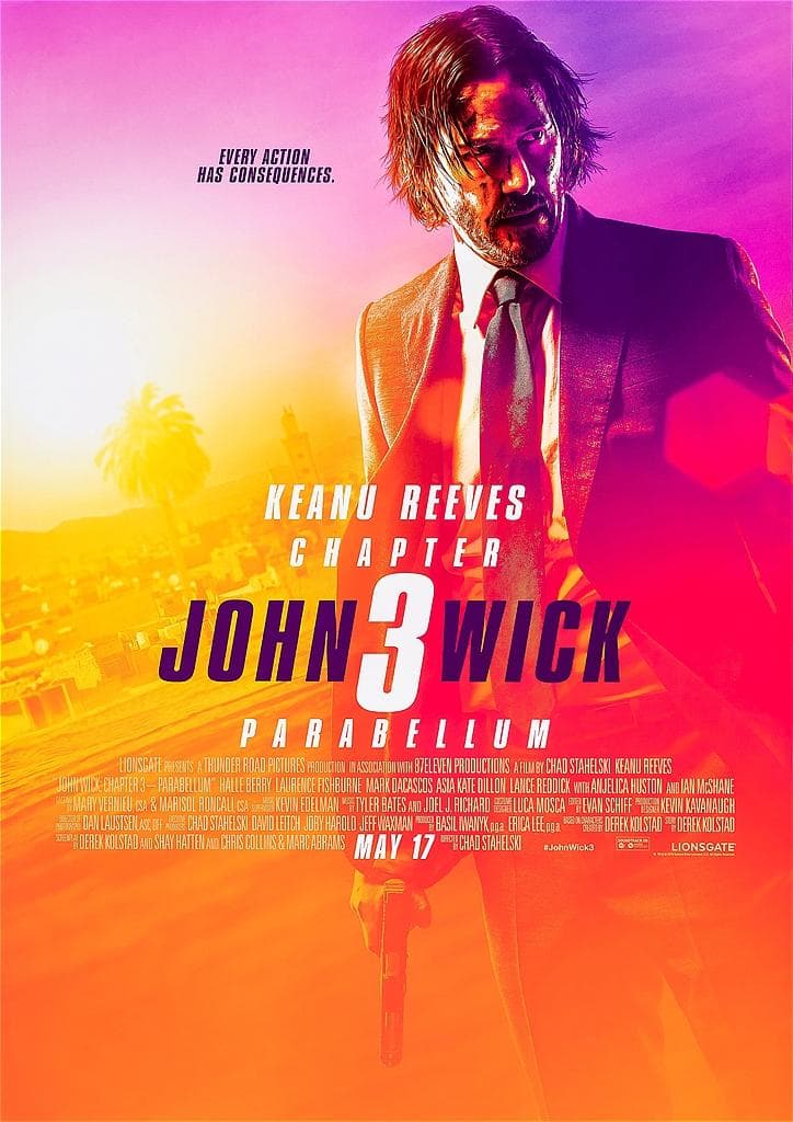 海外版ポスター『ジョン・ウィック:パラベラム』（John Wick 3