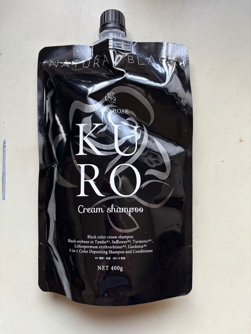 KUROクリームシャンプー 白髪用ナチュラルブラック！！ - メルカリ