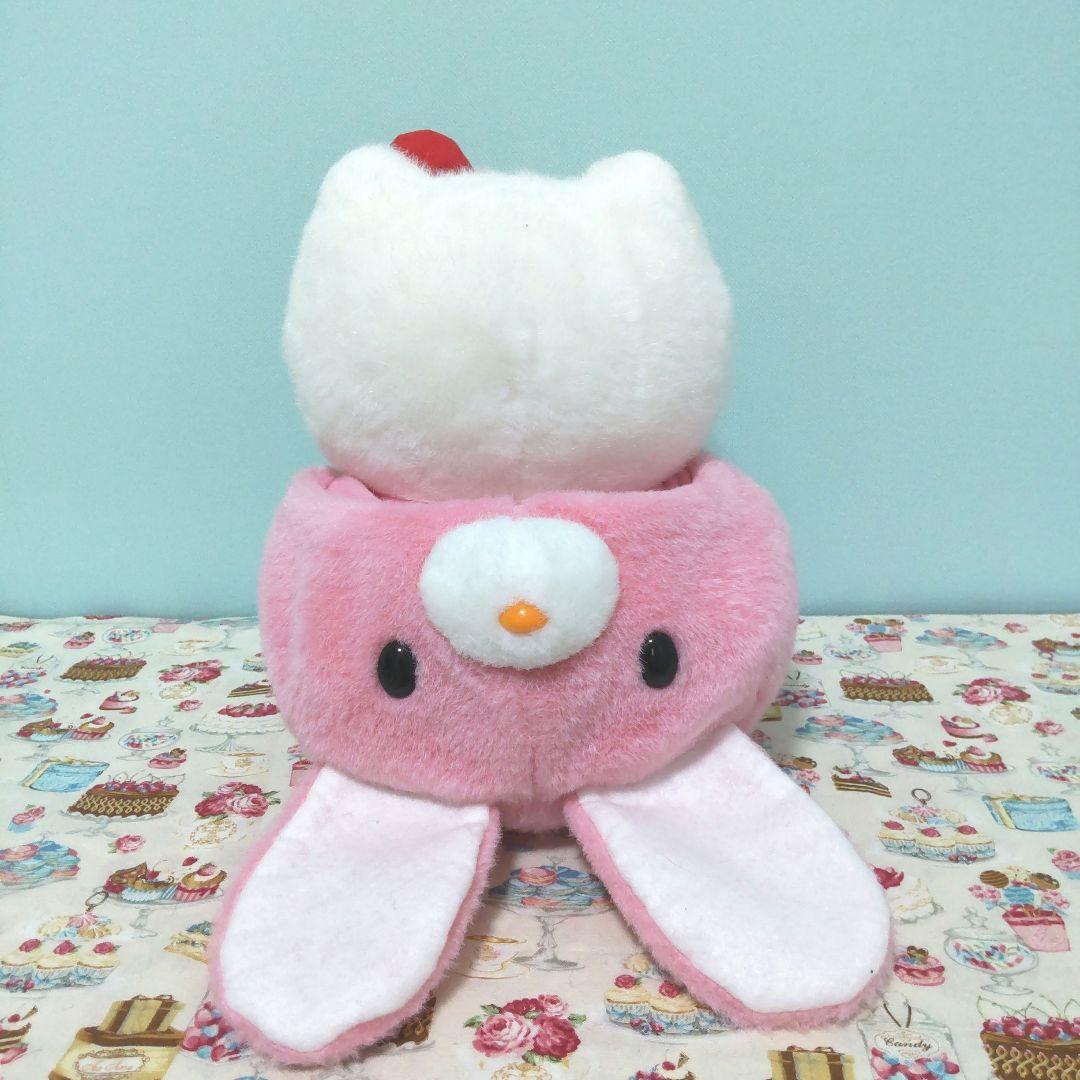 ハローキティ うさぎ 着ぐるみ ぬいぐるみ レトロ - メルカリ