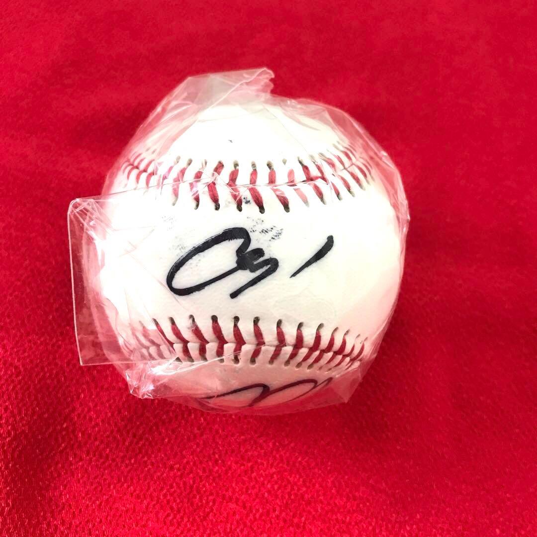 読売ジャイアンツ 広島カープ 丸佳浩 選手 直筆サインボール - メルカリ