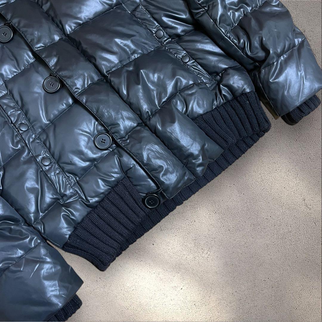 お兄系 リアルファー ダウンジャケット 光沢 archive グランジ y2k