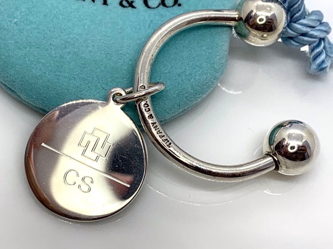 ティファニー　ラウンド　キーリング TIFFANY&Co.（ティファニー） ラウンド タグ スクリューボール