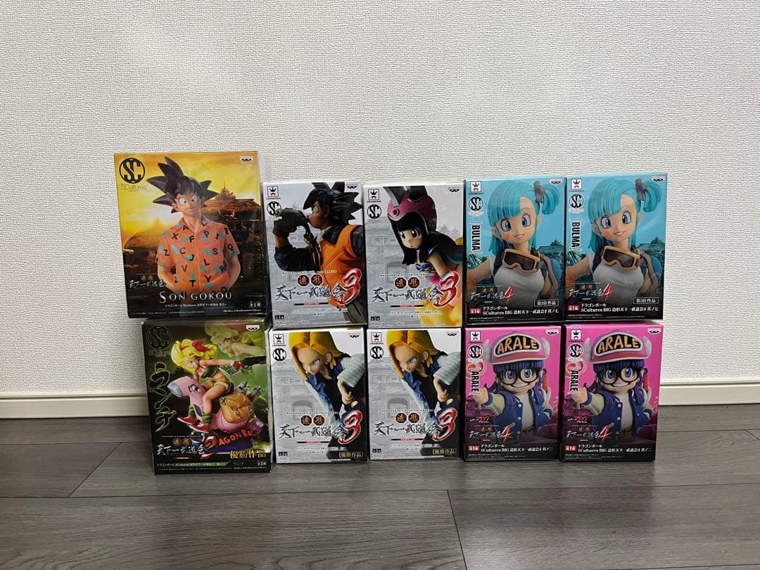 ドラゴンボール 造形天下一武道会 悟空 チチ ブルマ ランチ 18号