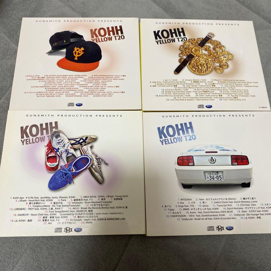 KOHH （千葉雄喜）YELLOW T20 アルバム4枚セット - メルカリ