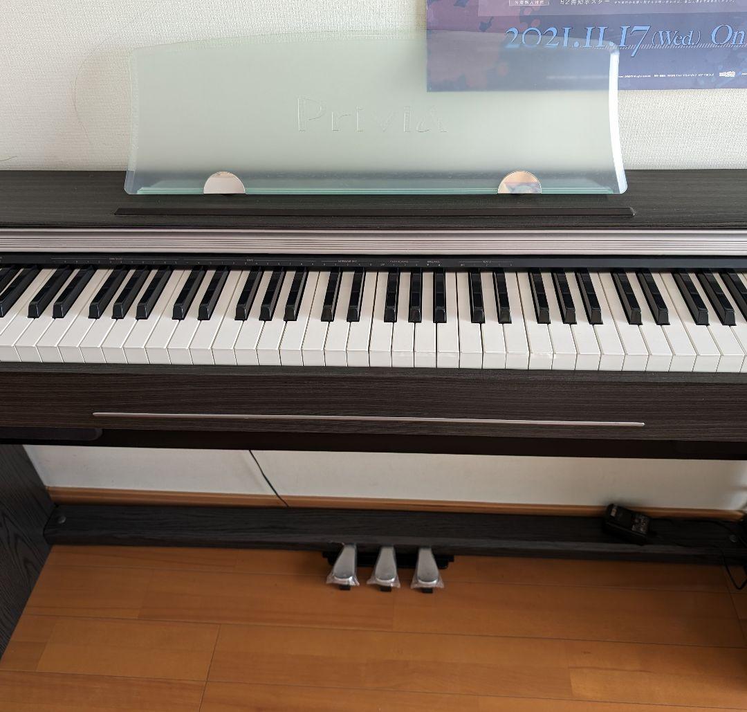 CASIOカシオ 電子ピアノ PX‐720 PRIVIA 2008年製 - メルカリ