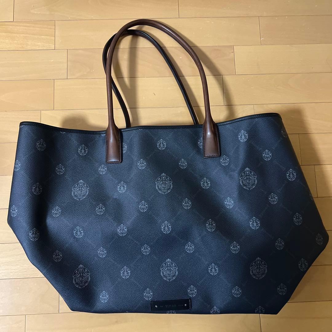 BERLUTI ブラック トートバッグ Berluti（ベルルッティ） 中古 トートバッグ メンズ ブランド