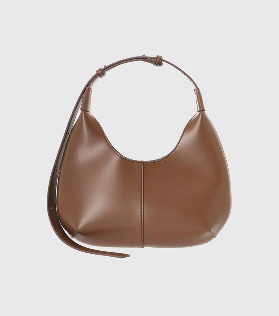 完売品 *anuans アニュアンス ワンハンドルラウンドバッグ CAMEL anuans（アニュアンス） ハンドバッグ ワンハンドルラウンドバッグ