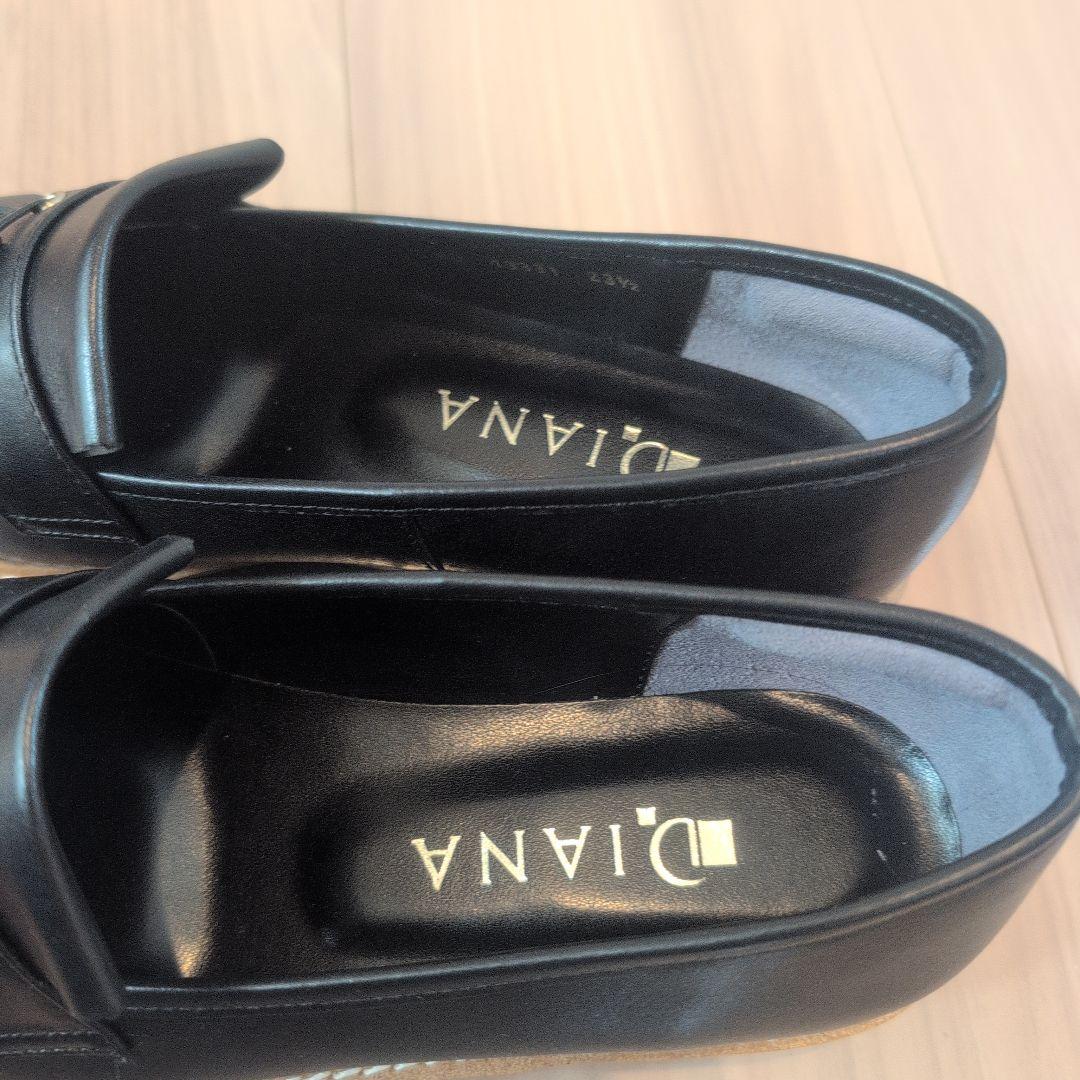 Ameri★ DIANA タッセル付きローファー 23.5cm ブラック