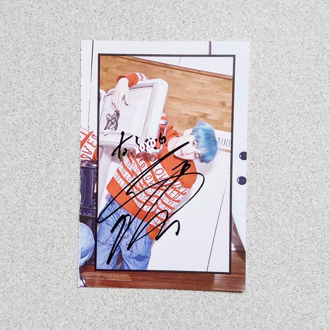 BTS her 韓国サイン会 直筆サイン SUGA トレカ - メルカリ