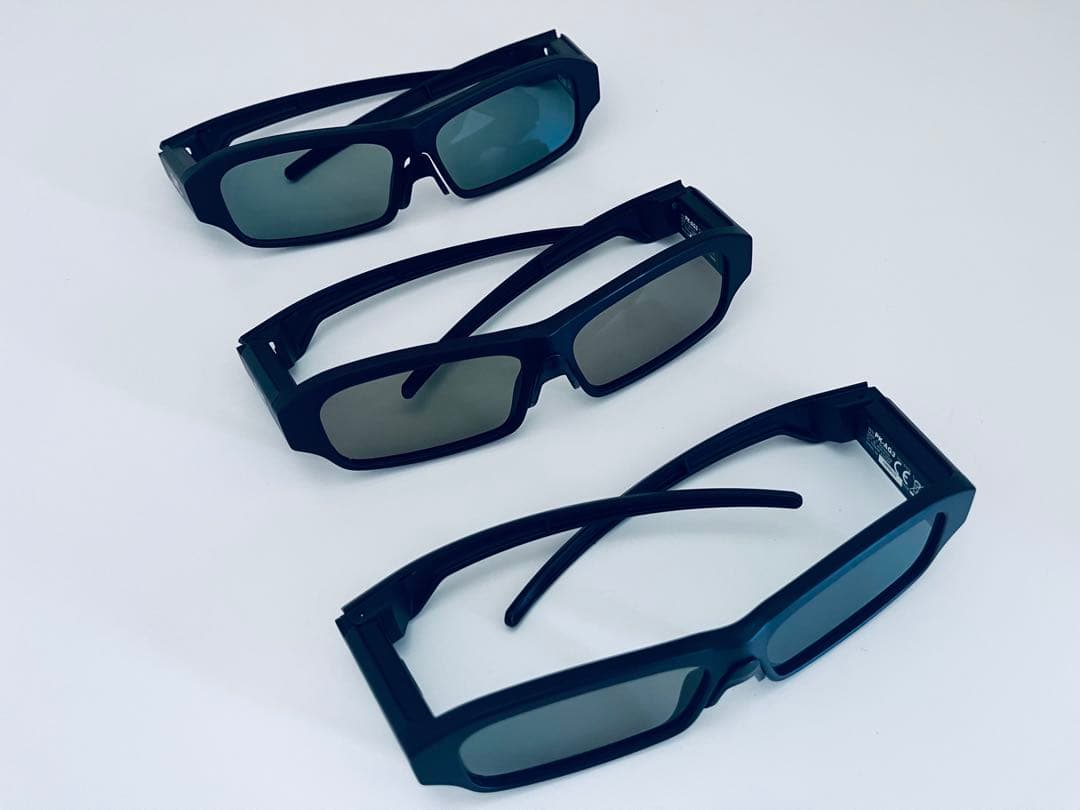 家庭で3D映画館！ビクター プロジェクター用3DメガネPK-AG3（3本セット