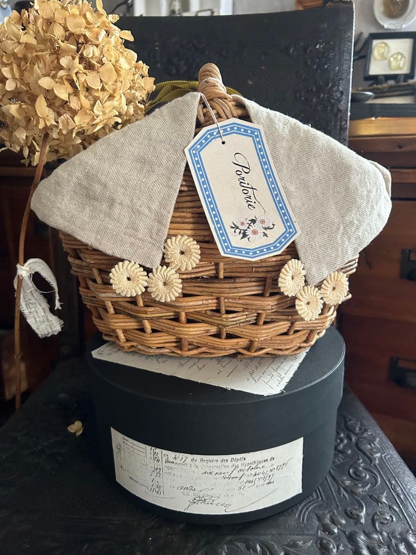 poritorie マーガレット刺繍 リネンカバー かご バスケット 楽天市場】【閉店セール／返品不可／在庫限り】インテリア雑貨 木製