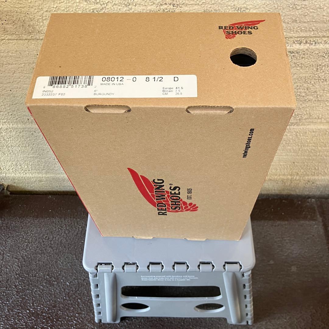 廃盤 レッドウイング 8012 BURGUNDY 26.5cm