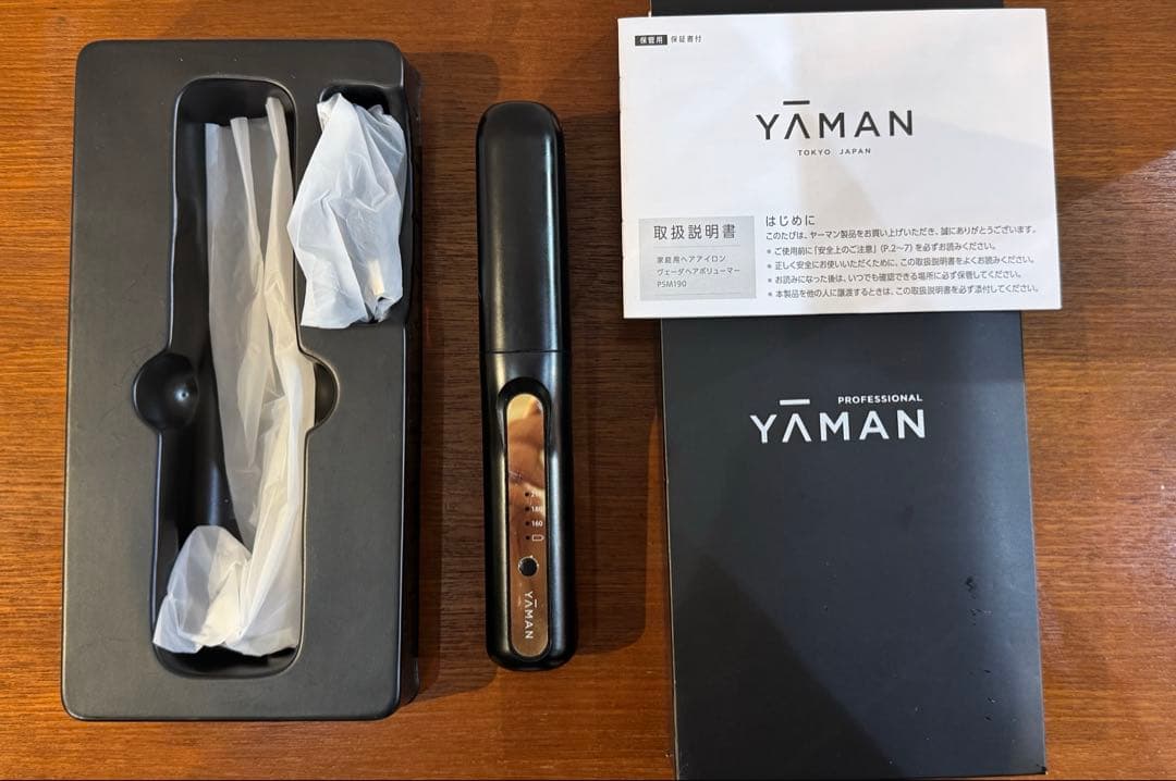 美品 YAMAN ヴェーダヘアボリューマー ブラック - メルカリ