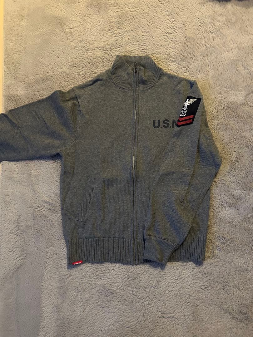 AVIREX ドライバーズニット AVIREX（アヴィレックス）の「《直営店別注》DRIVERS COTTON KNIT