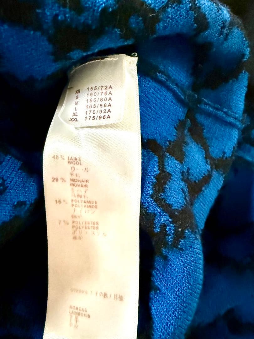 牛牛さま専用 ルイヴィトン 黒と青のパターンワンピース