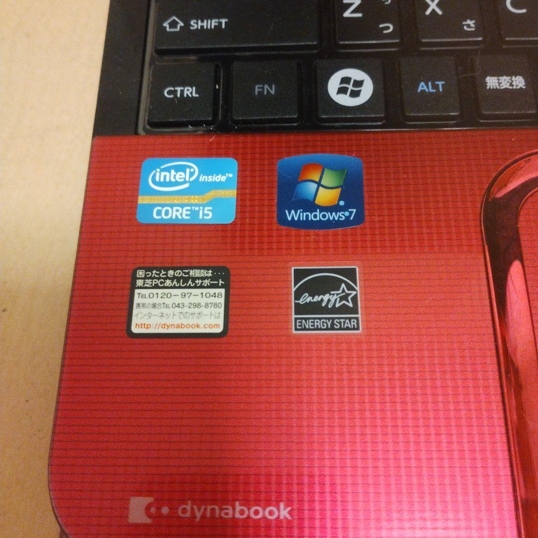 Toshiba Dynabook T552/47ERS 赤 - メルカリ