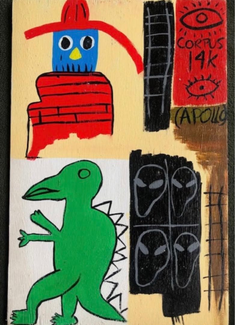 バスキア JEAN-MICHEL BASQUIAT 油絵 4 楽天市場】バスキア JEAN-MICHEL BASQUIAT 油絵 4 : SPINOUTshop楽天市場店