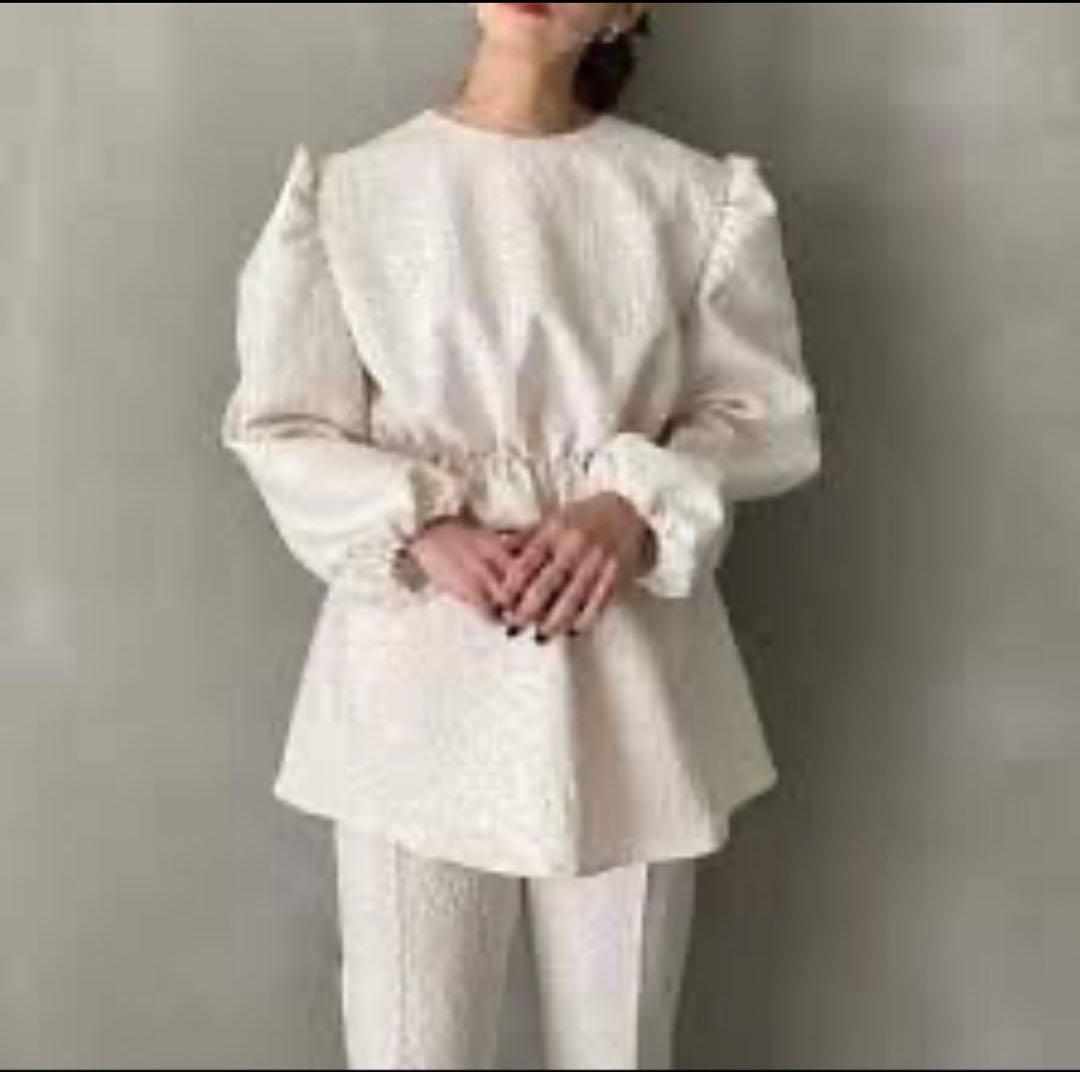 オケージョン！HOWDY. ジャガードブラウス&パンツ - メルカリ