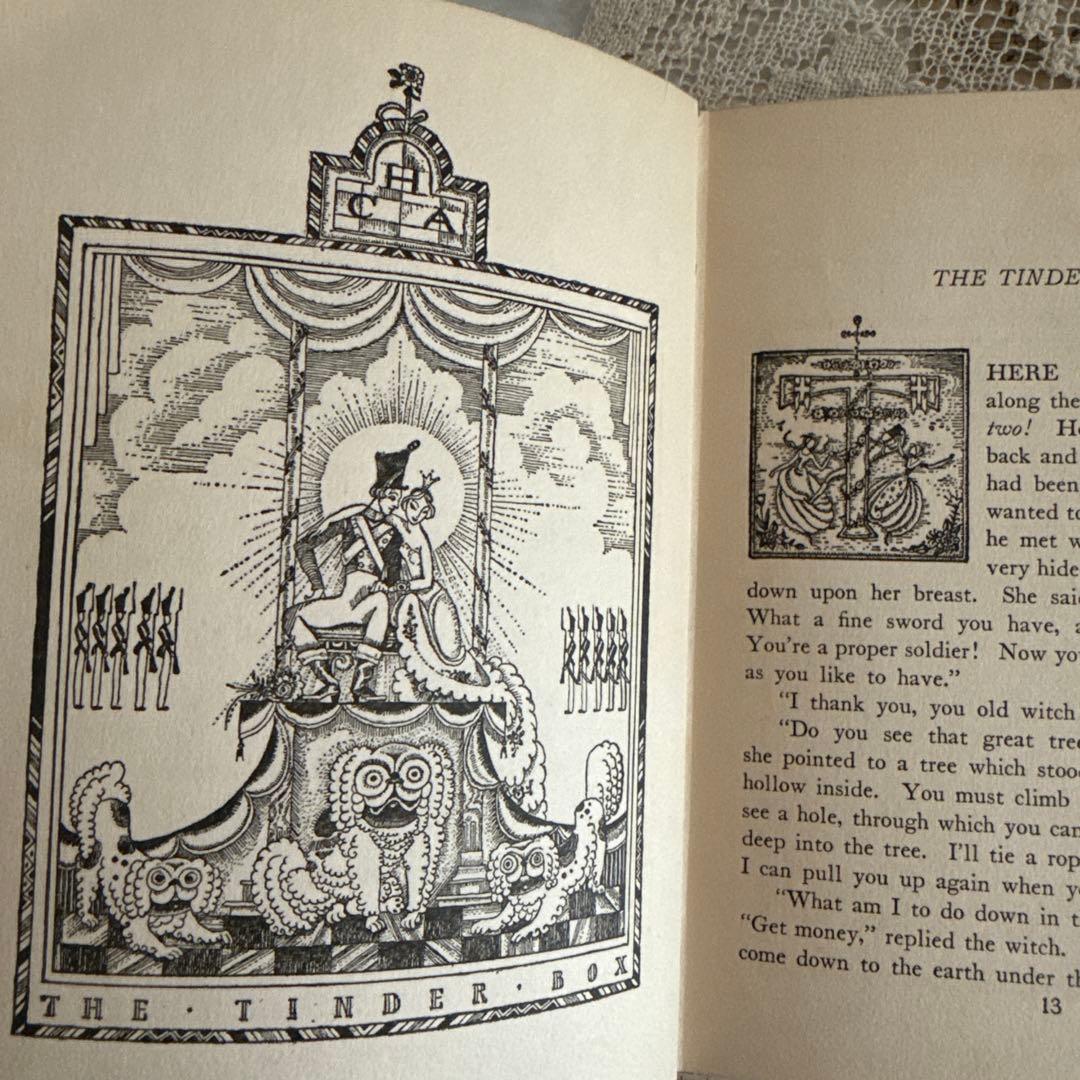 SALE☆1924年アンティーク洋書カイニールセン絵本アンデルセン童話