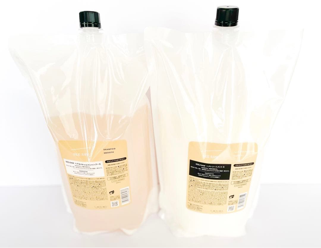 ルベル シーソー スムース シャントリ2500ml セット（詰替用） セット品】ルベル シーソー シャンプー スムース 2500ml