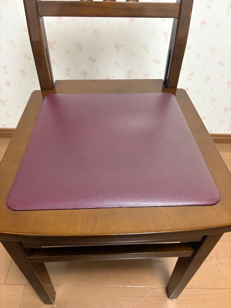 YAMAHA付属 ITO製 トムソン椅子 木目 ウォルナット 茶色