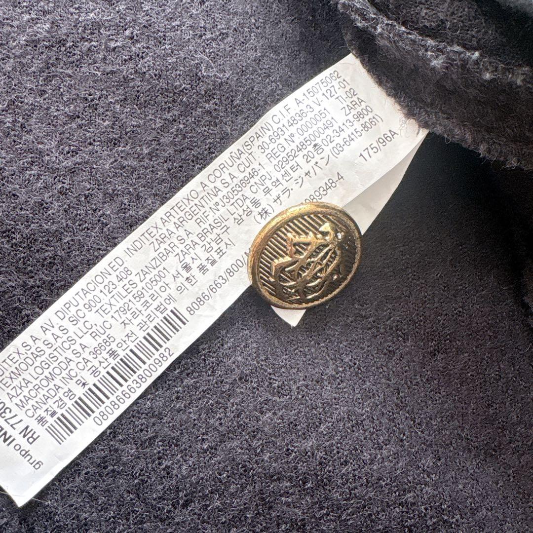 希少】ZARA ロングケープ マント ポンチョ コート M-L 【希少】ZARA