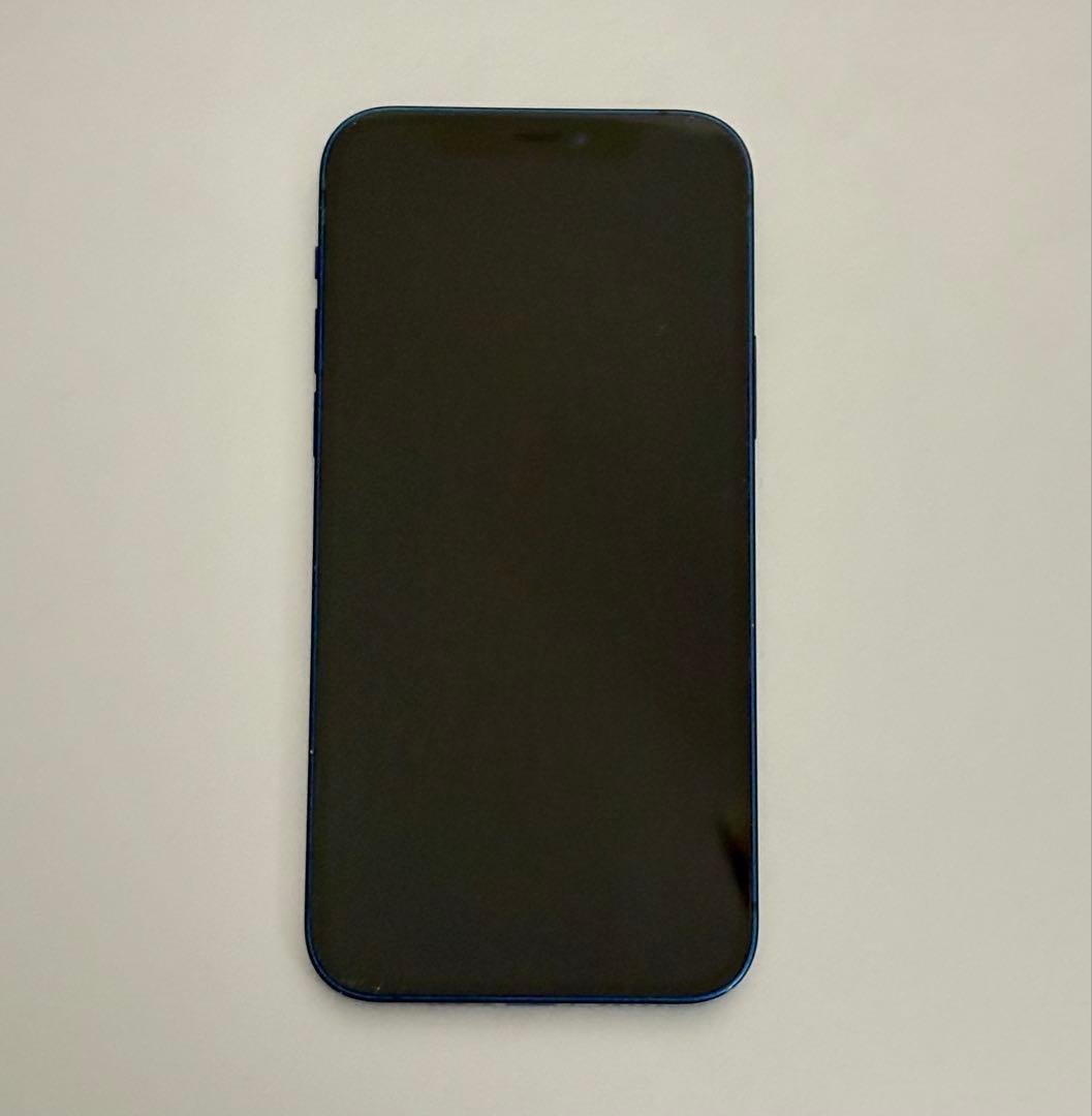 iPhone12/ブルー /128GB/77%/SIMフリー /箱有/Apple