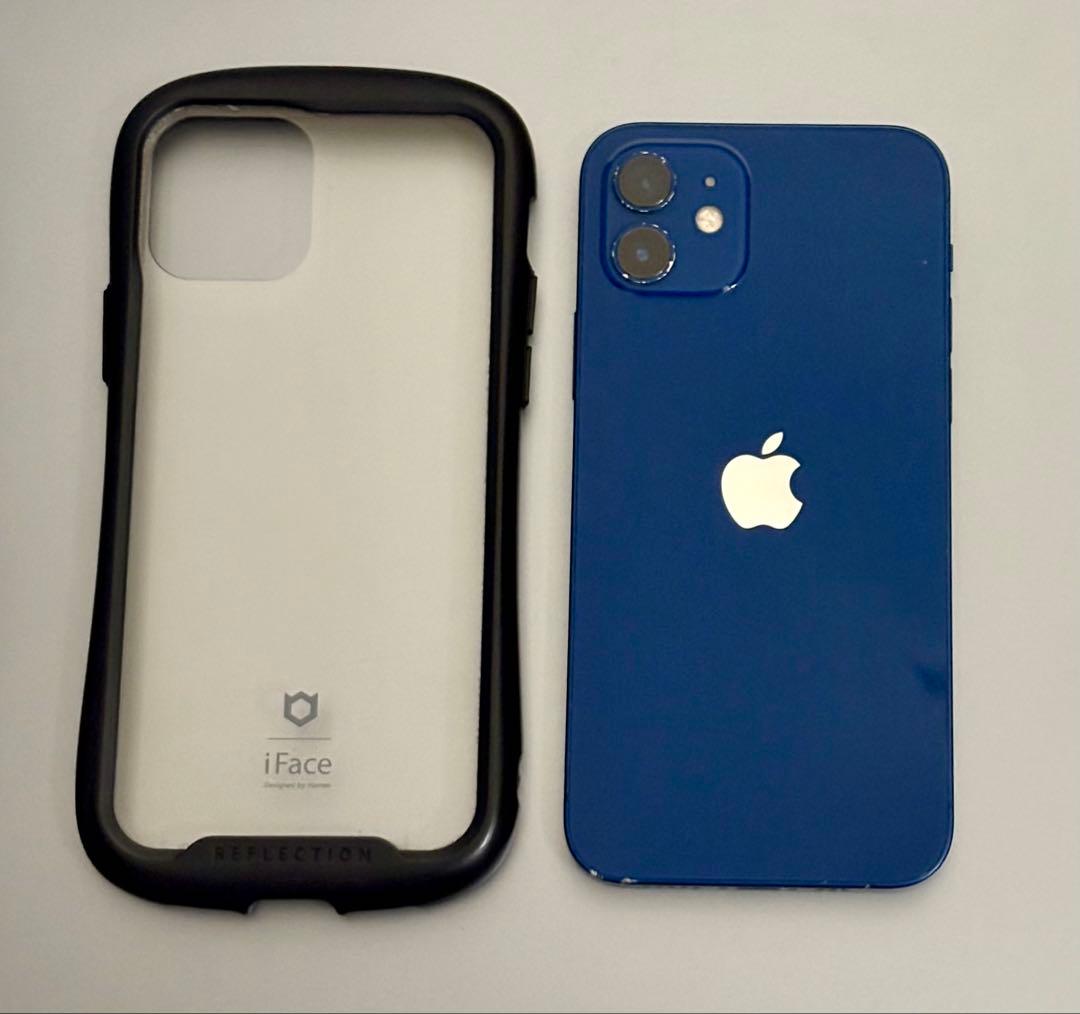iPhone12/ブルー /128GB/77%/SIMフリー /箱有/Apple