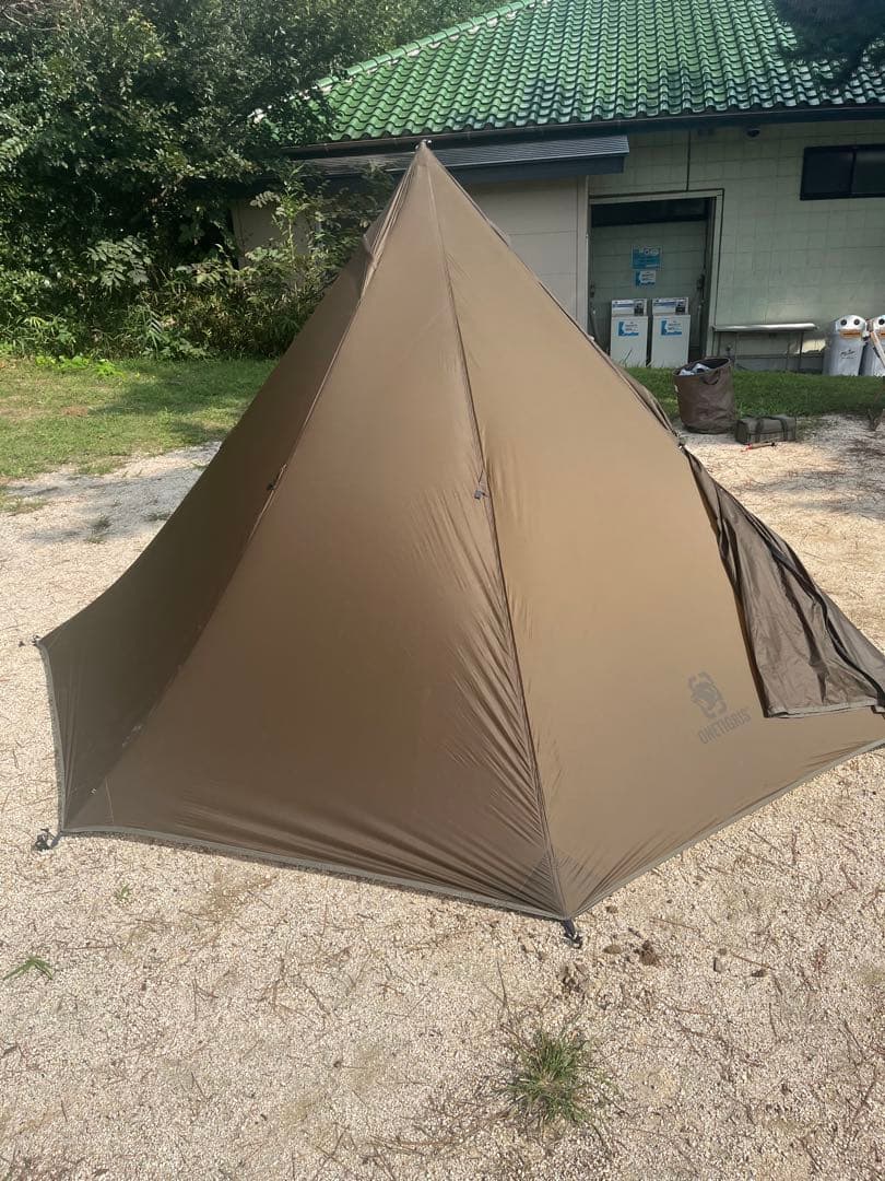 ONETIGRIS ティピー型キャンプテント BLACK orca - テント・タープ高 品質