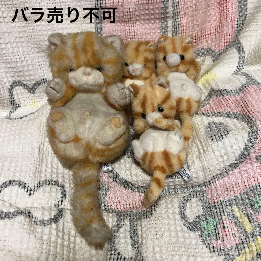 昭和レトロ ファースト社 いたずら天使 ネコ ぬいぐるみ 24cm&33cm