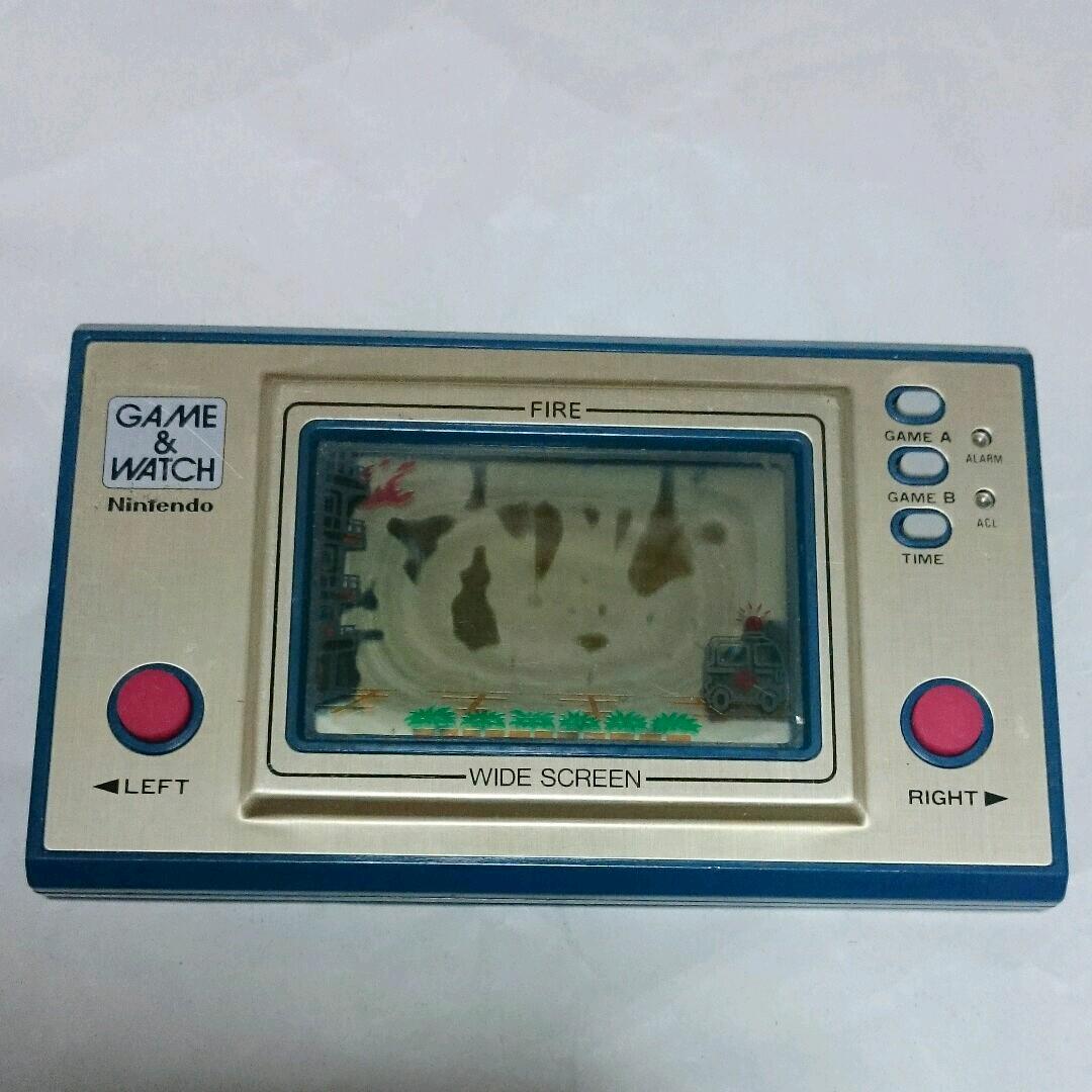 任天堂ゲームウオッチ ファイア ワイドスクリーン - メルカリ