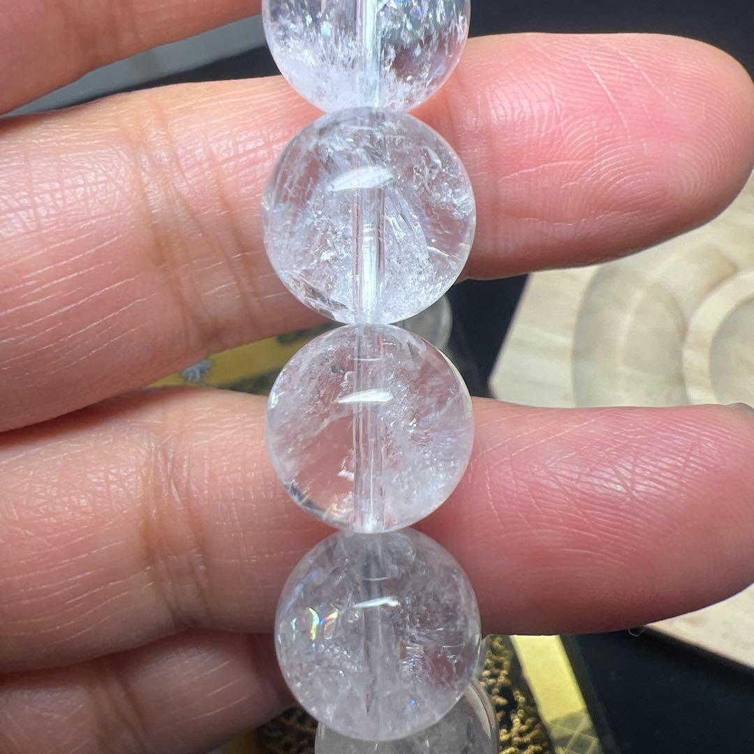 能力強化⭐︎魔除けu0026浄化 ヒマラヤアイリス水晶ブレス 伊奈波神社