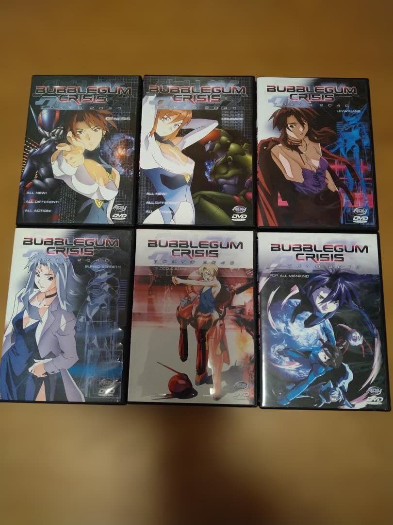 バブルガムクライシス TOKYO 2040　全6巻セット　輸入盤仕様 楽天市場】バブルガムクライシス tokyo 2040 北米版の通販