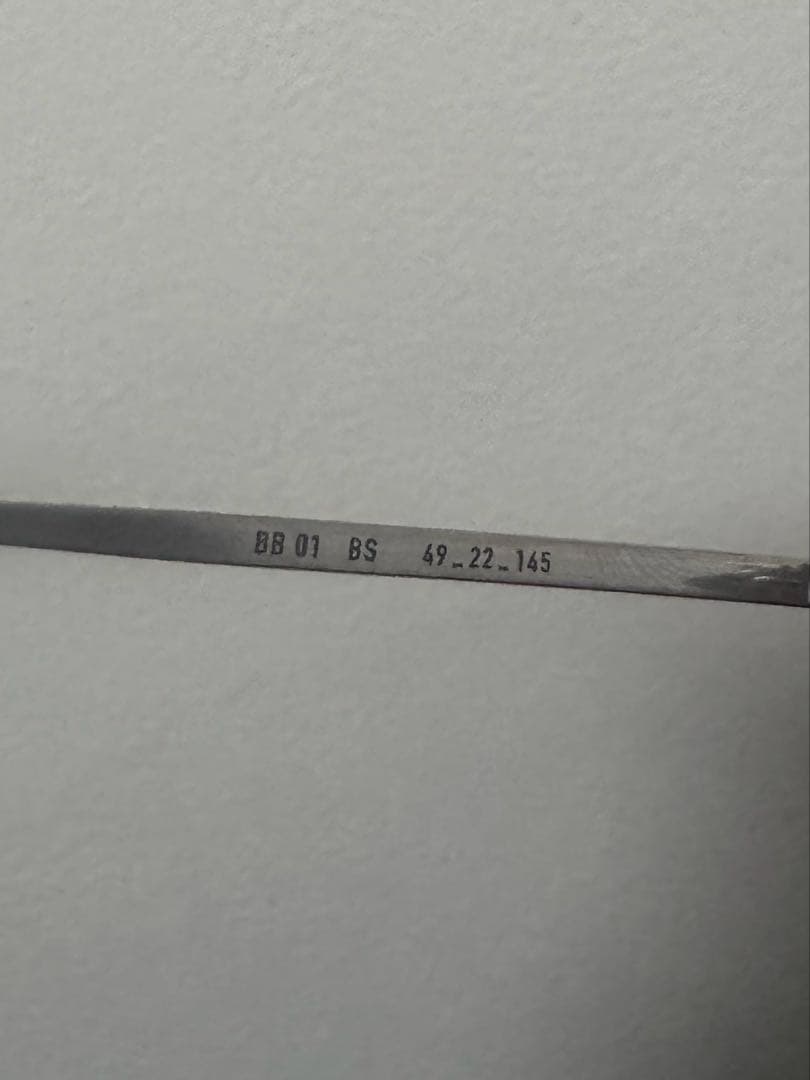 新品未使用 e-BY EYEVAN BB01 BS メタルフレーム チタン - メルカリ