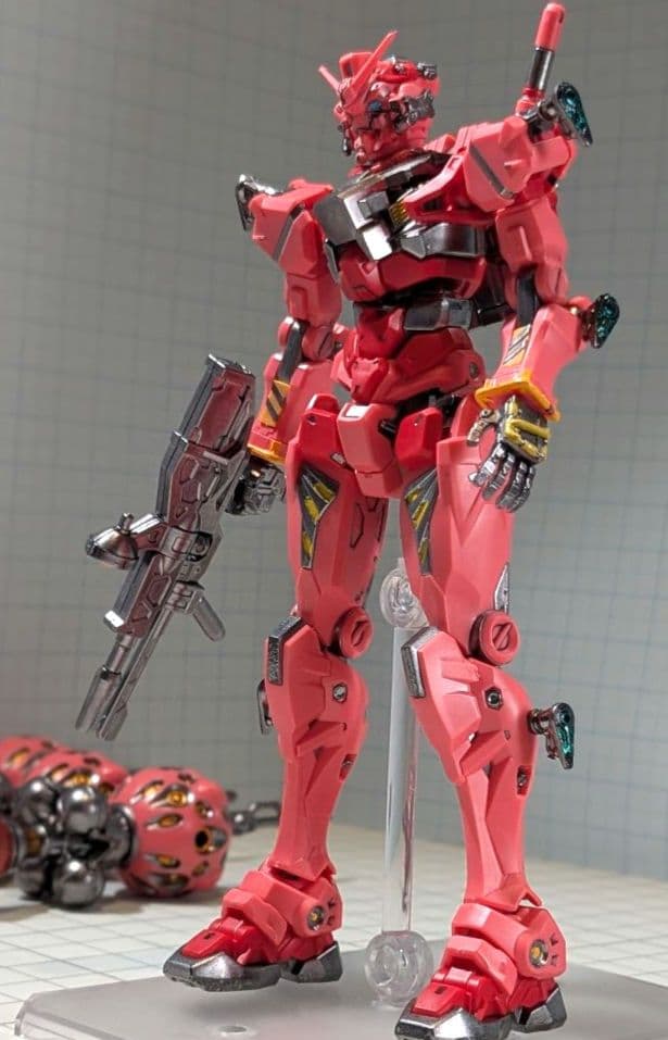 マ*海様 【塗装完成品】HG 赤いガンダム ビット6個ver - メルカリ