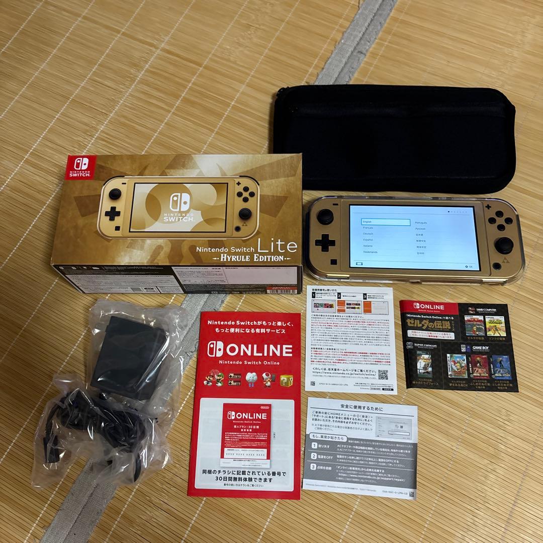 美品　スイッチライト　ハイラルエディション　ゼルダ　限定　おまけ付き Amazon.co.jp: Nintendo Switch Lite ハイラルエディション+ゼルダの