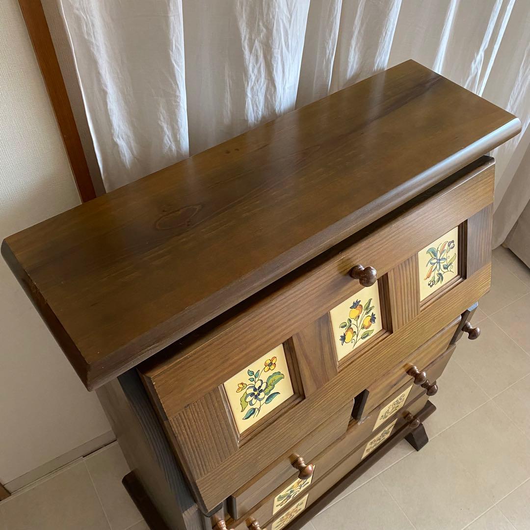 ACTUS スペイン製 ライティングビューロー デスク 北欧 チェスト