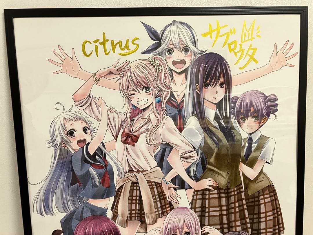 citrus サブロウタ 直筆サイン B2 サイズ ポスター