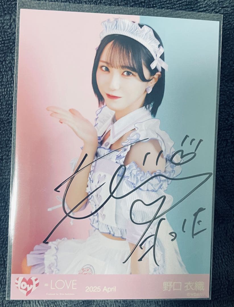 様 ＝LOVE 野口衣織 ダイナー衣装 直筆 - メルカリ