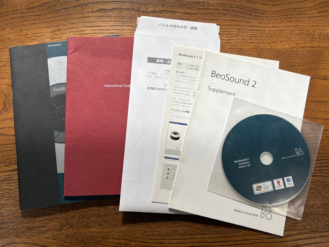 Bang & Olufsen BeoSound 2 プレイヤー＋A8 イヤフォン