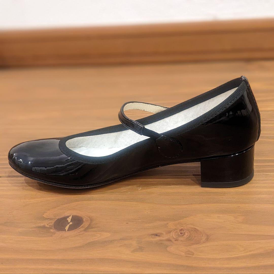 セール中!!】証明書付 Repetto Rose メリージェーン 黒 エナメル - 靴